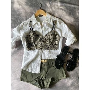 Embroidered Bralette Top